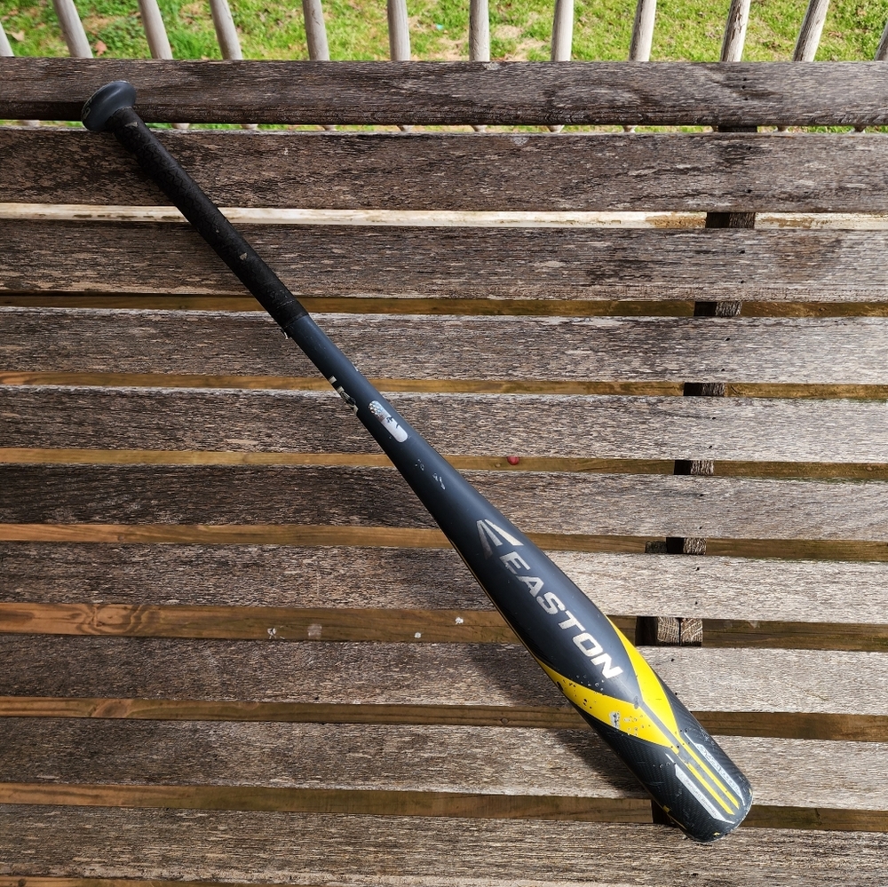 Easton Black and Yellow Baseball Bat